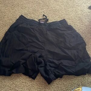 Black shorts size small